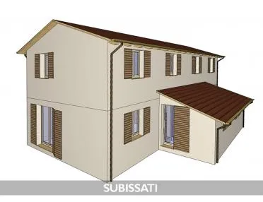 Casa in legno/Trecastelli/Subissati