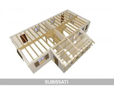 Casa in legno/Trecastelli/Subissati