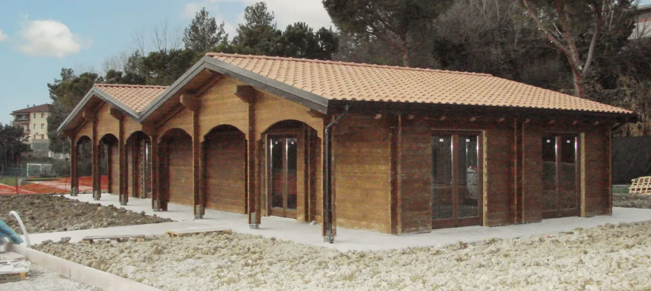 Sistema Blockhaus per case in legno