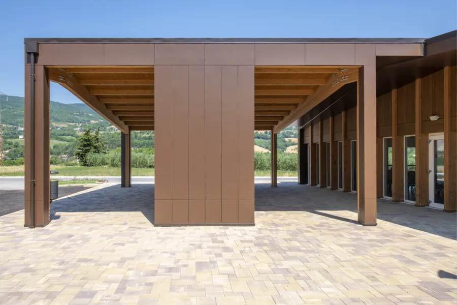 strutture prefabbricate in legno moderne