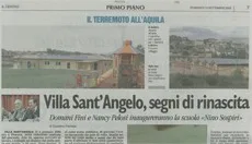 A Villa Sant’Angelo, segni di rinascita