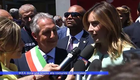 Inaugurazione della  scuola Subissati donata da Ikea – Crognaleto (TE)