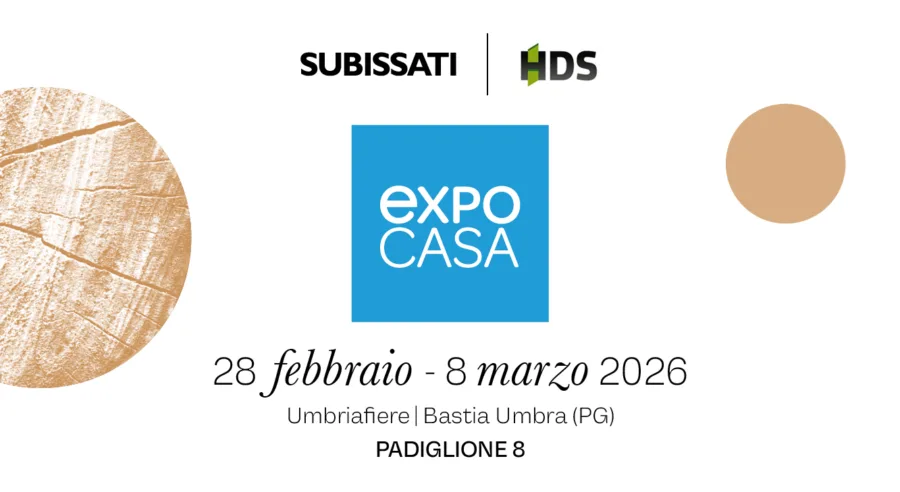 Il comfort abitativo del legno: Subissati a Expo Casa – Bastia Umbra (PG)