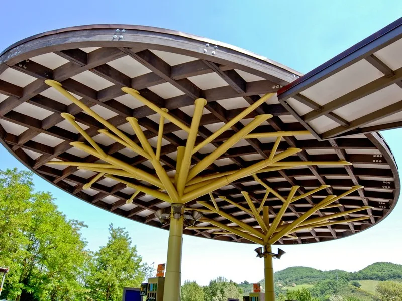 Copertura stazione di servizio