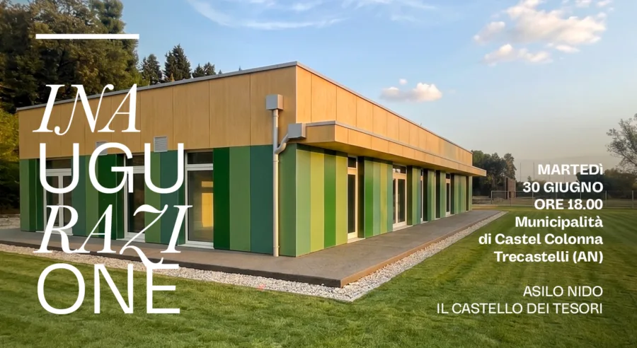 Il legno costruisce il futuro: inaugurazione asilo nido “Il Castello dei Tesori” di Trecastelli