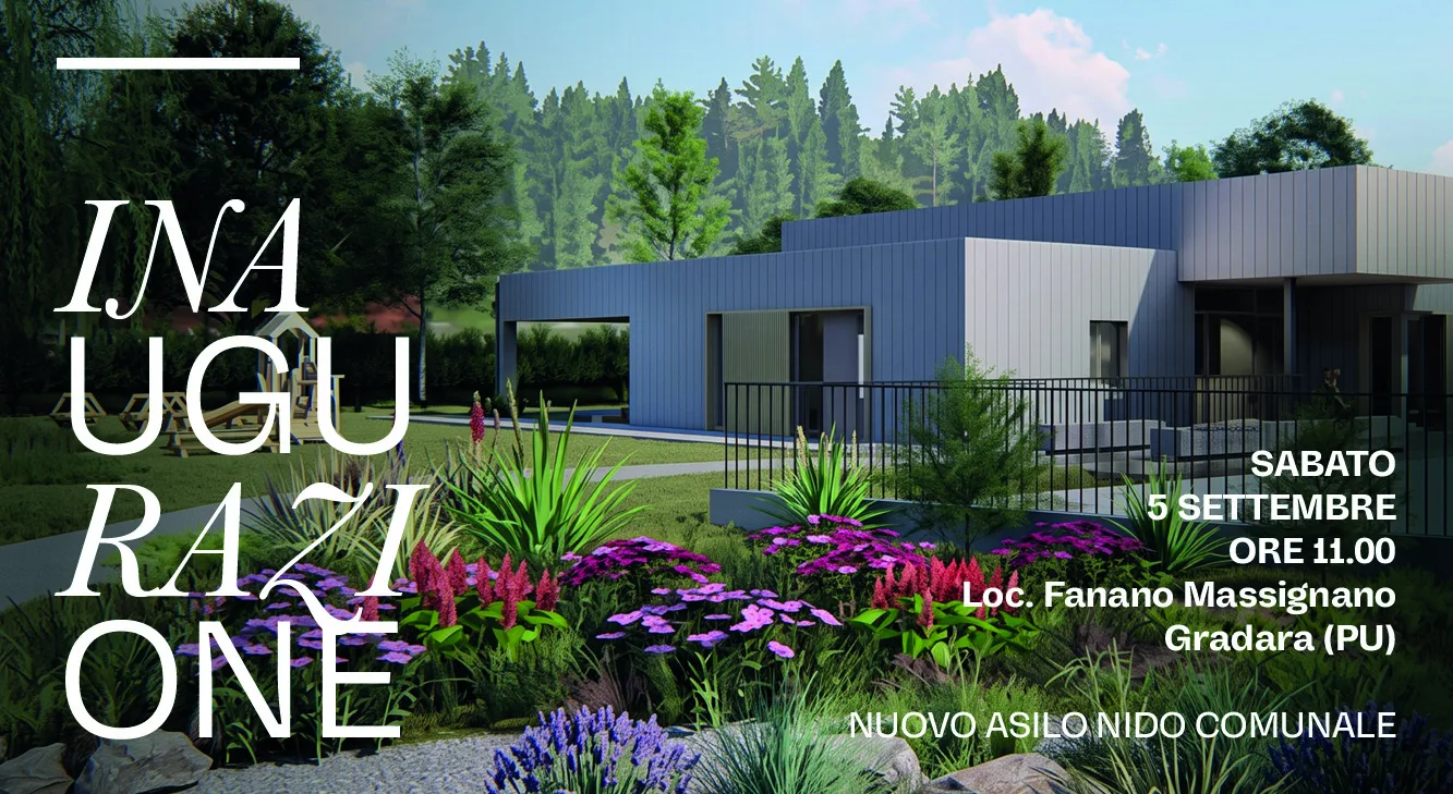 Inaugurazione asilo nido comunale in loc.Fanano Massignano a Gradara (PU)
