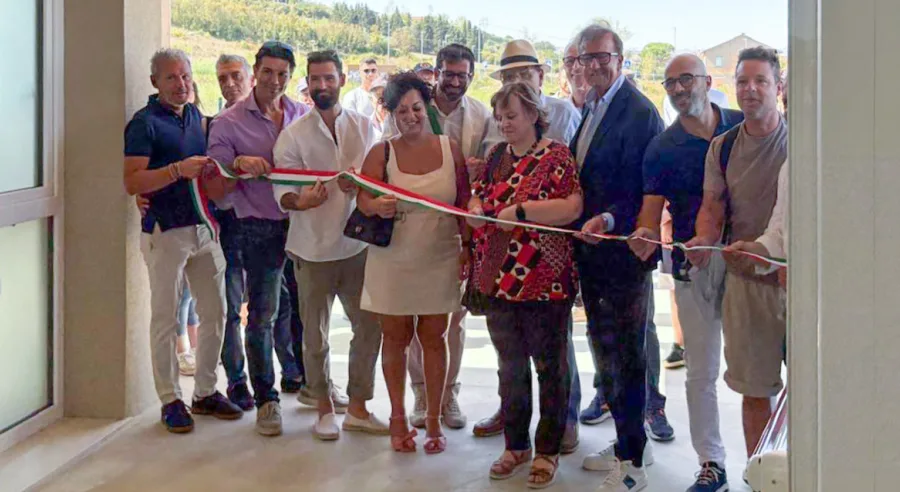 New Fanano (Gradara) nursery school inaugurated: a wooden building for the children